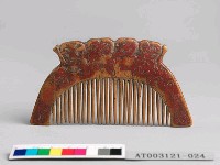 藏品(排灣族木梳)的圖片